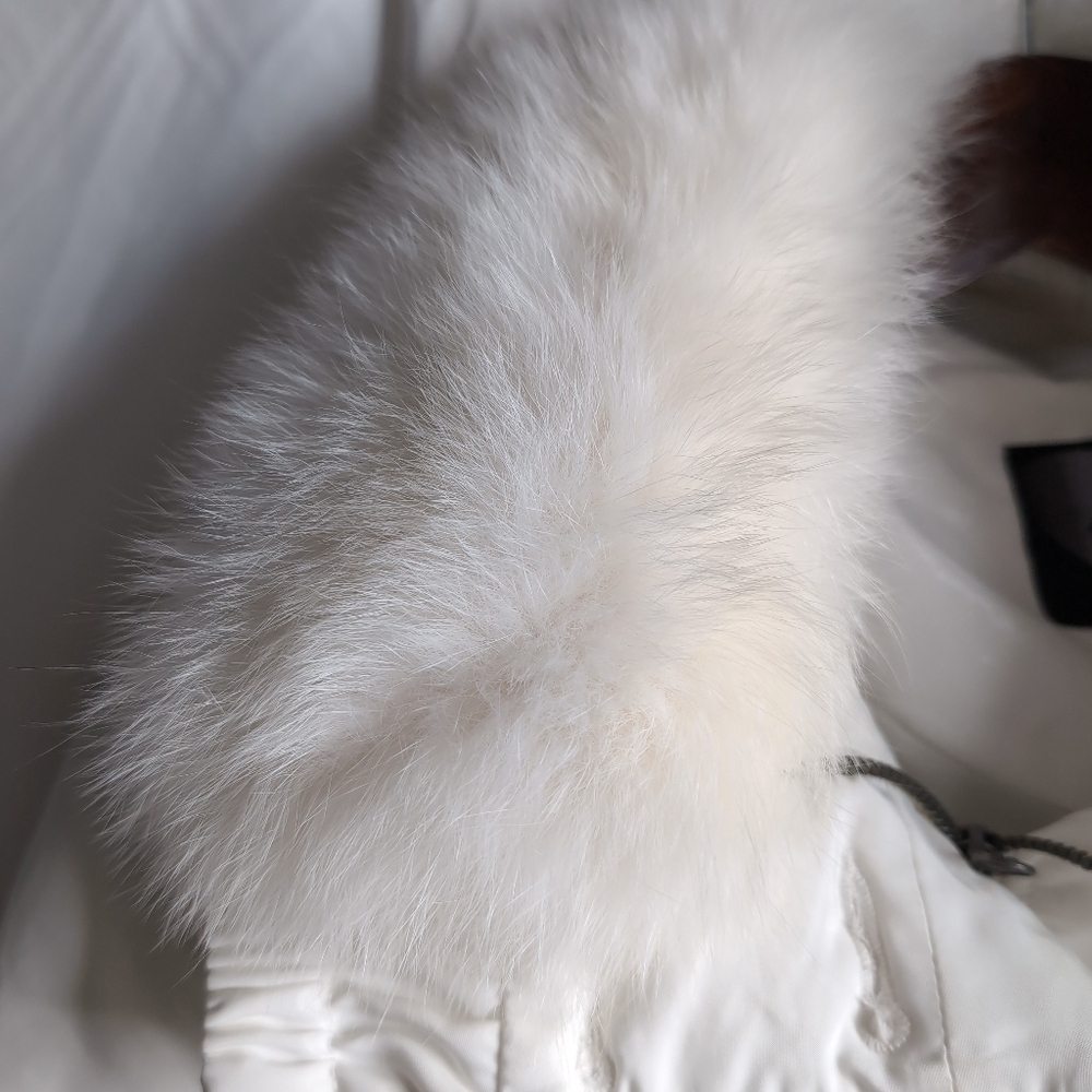 Athabasca Softwear REAL Fox Fur Winter Jacket with Belt, Size S - Picture 4 of 11